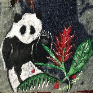 Hand painted patches